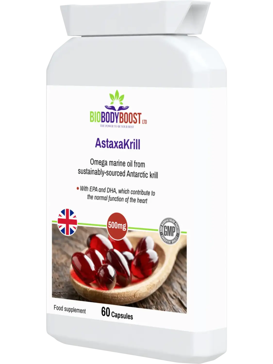 AstaxaKrill Antarctic Krill Oil Capsules