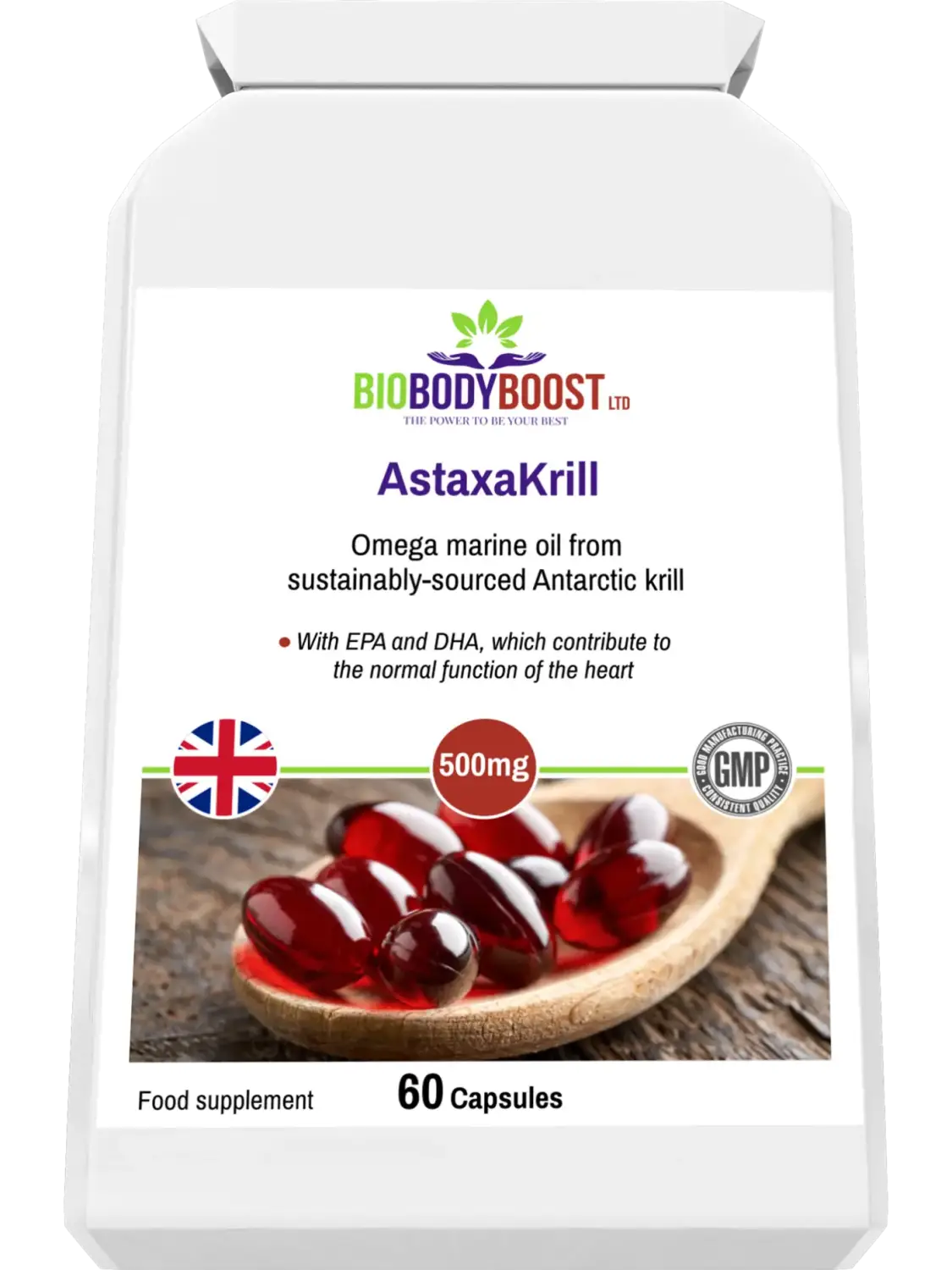 AstaxaKrill Antarctic Krill Oil Capsules