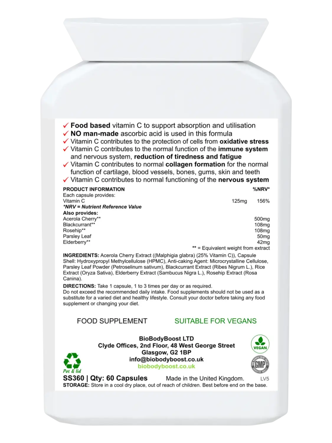 Bio-C Non-acidic Food Form Vitamin C