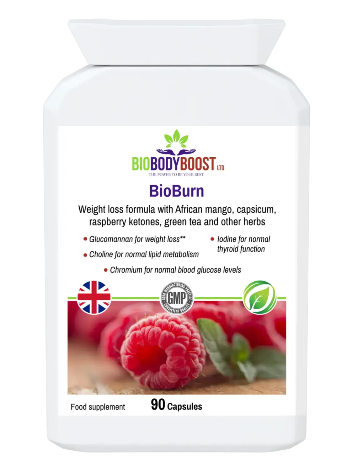 BioBurn Glucomannan Raspberry Combination