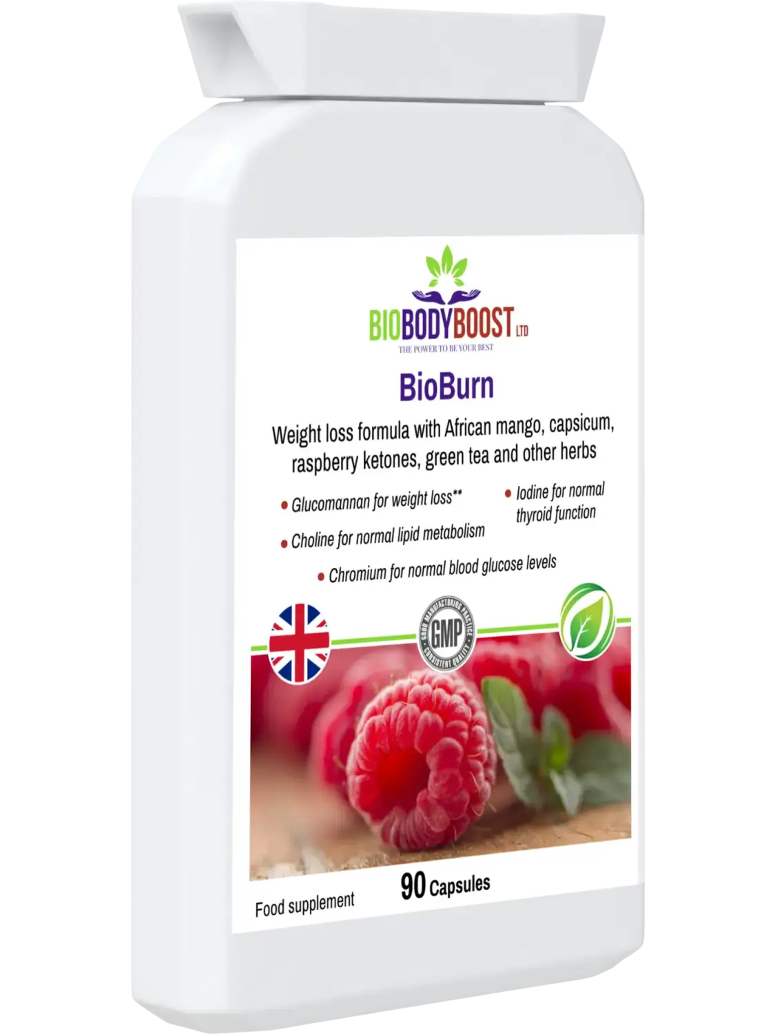 BioBurn Glucomannan Raspberry Combination