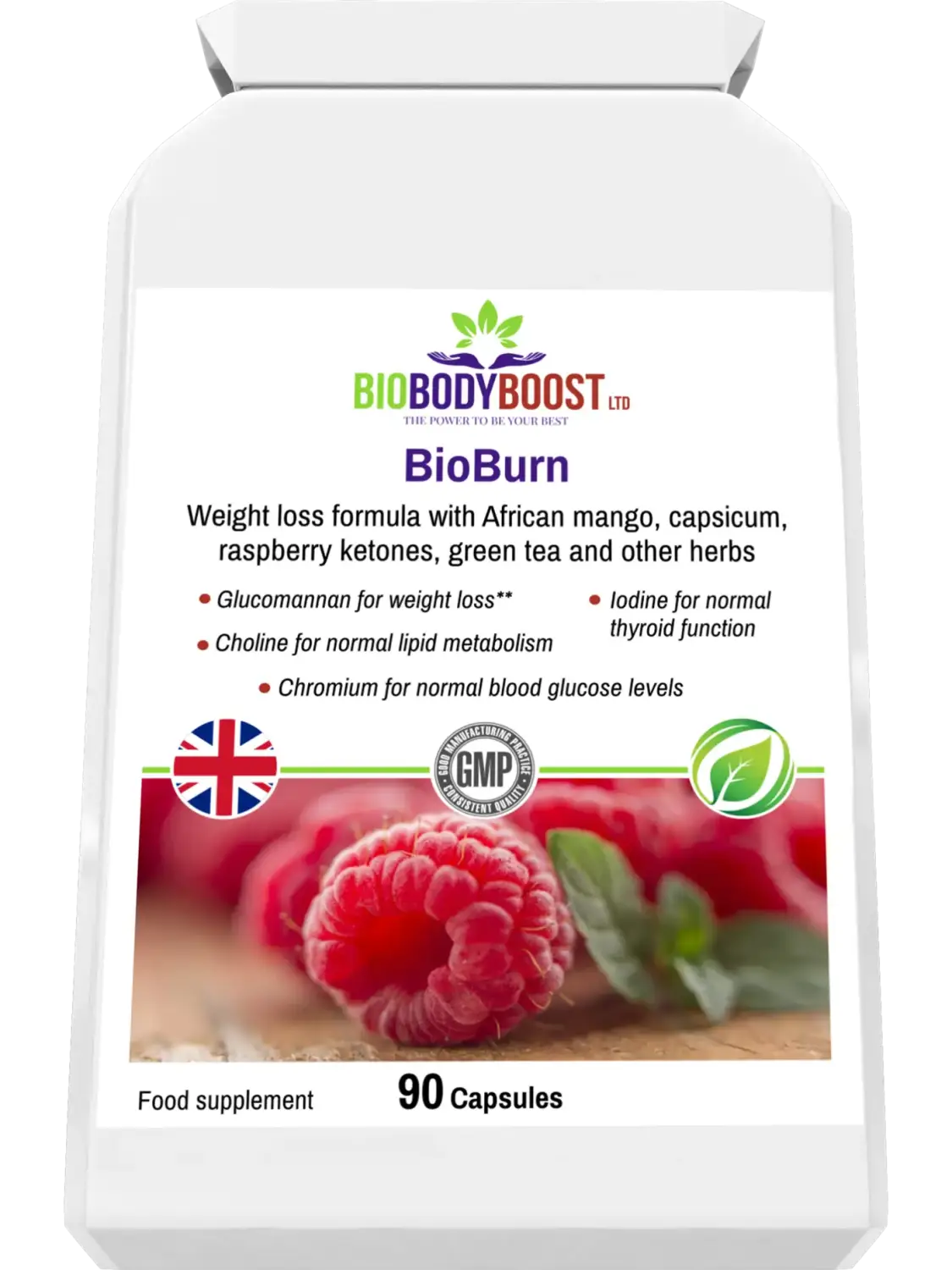 BioBurn Glucomannan Raspberry Combination